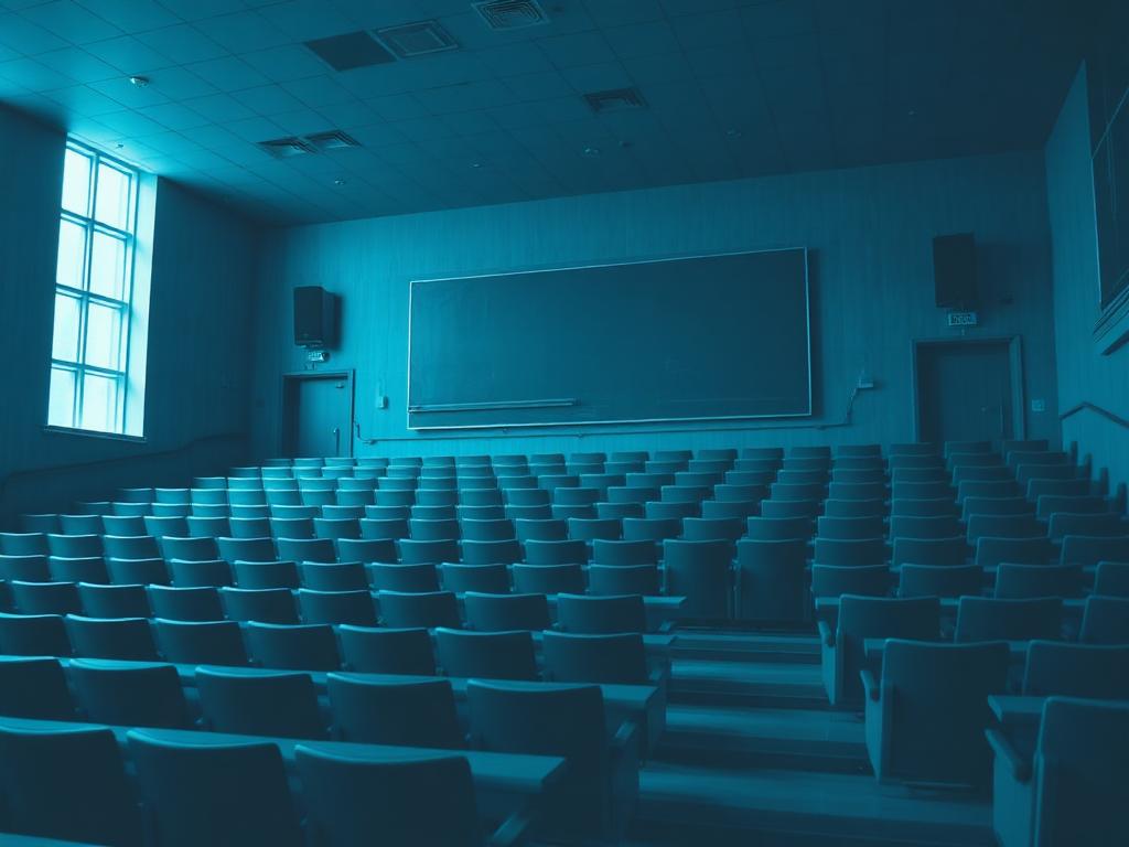 University lecture hall interior